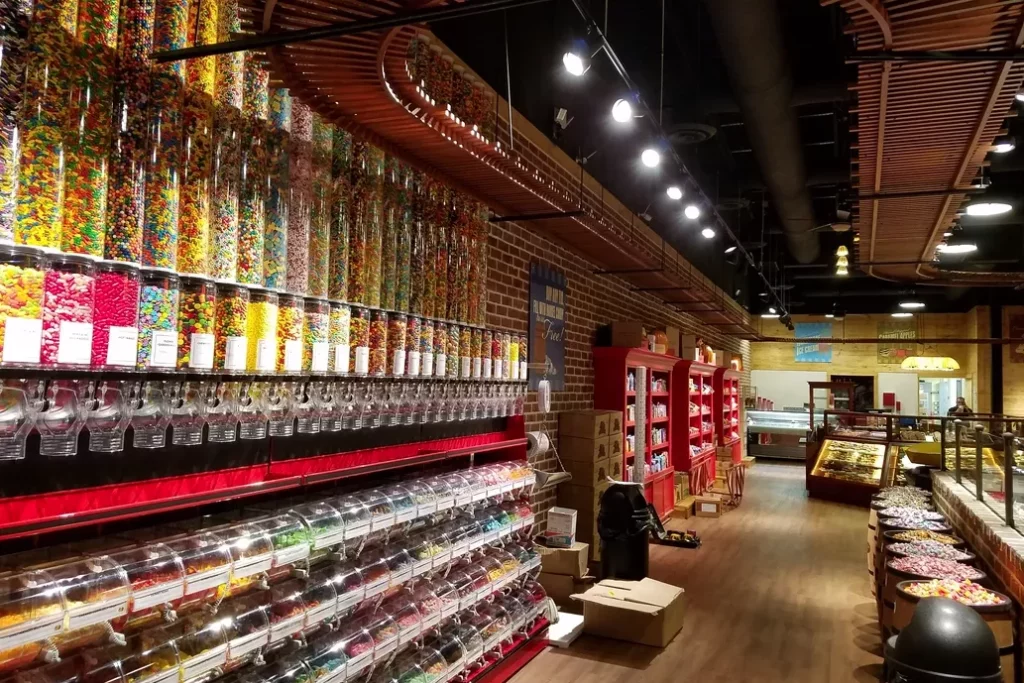 candy store interior